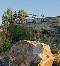 San Pedro Creek Estates NM Entry Sandia Park